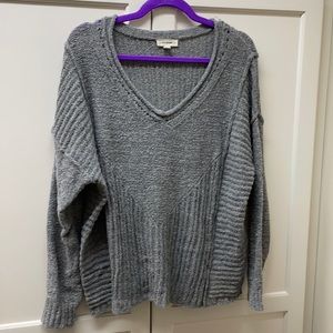NWOT! ee:some brand V-Neck Acrylic/Wool Blend Sweater Size S/M